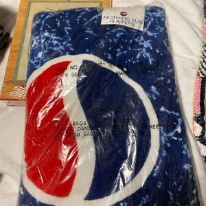 Pepsi Logo in Blue and Red vintage nothing else like a Pepsi towel